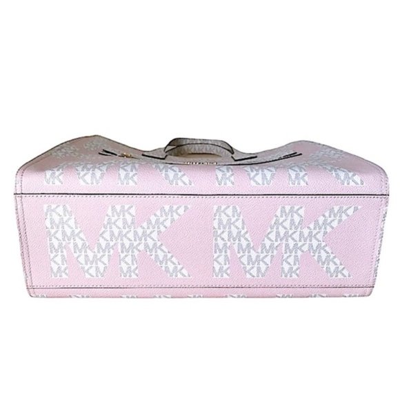 SOLD NWT MICHAEL KORS Kenly LG Signature Logo Tote Bag - Picture 2 of 11